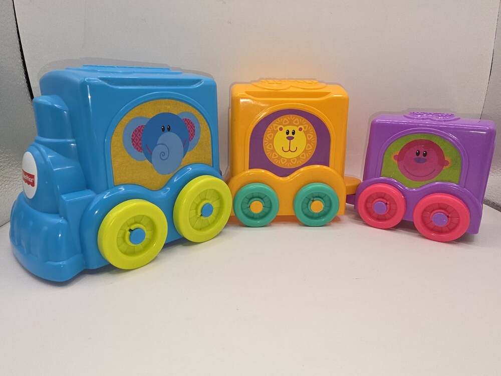 Fisher Price Growing Baby Stack & Roll Choo-Choo Train